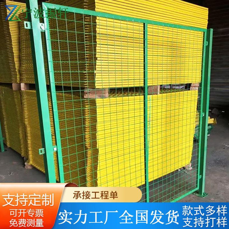 宁波车间隔离护栏网分拣快递框架式围栏网仓库车间隔离带防护网