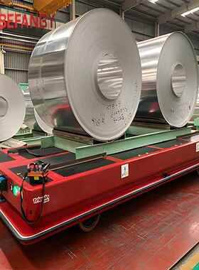 FPCA工业自动化运30T重载GV轮遥搬控电动平板车电动转运平车舵无