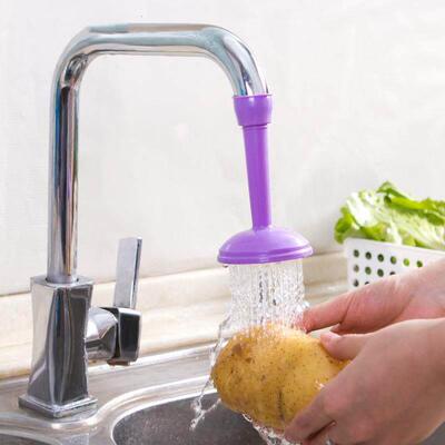 1Pc Silicone Kitchen Faucet Sprayers Water Shower Rotating T