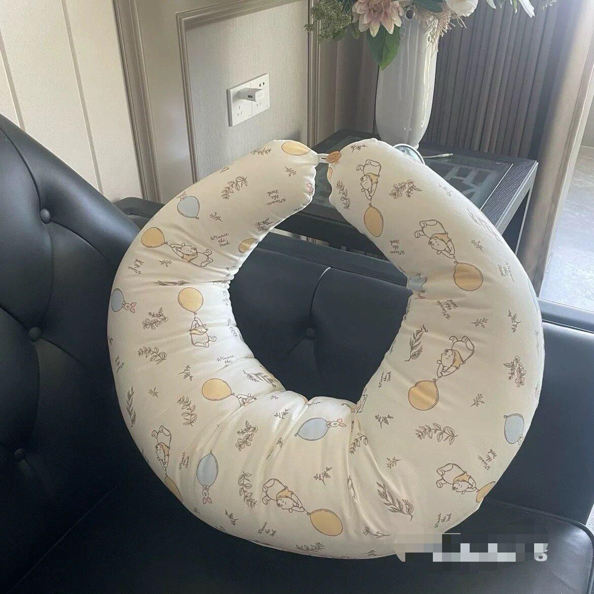 出口月亮孕妇抱枕授乳坐月子腰枕婴儿哺乳枕喂奶枕可拆洗