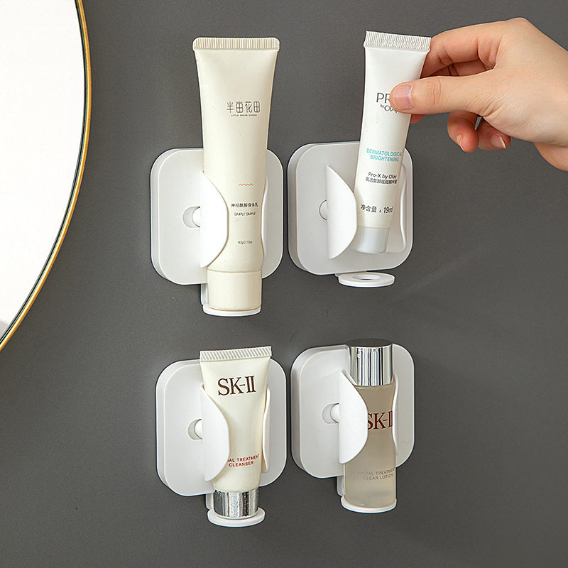 卫生间梳子置物架厕所墙面洗手台收纳架浴室放牙膏木梳壁挂神器