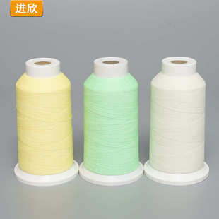 高亮夜光线刺花加工线发光材料线材夜间发光线织带纺织夜光纱线