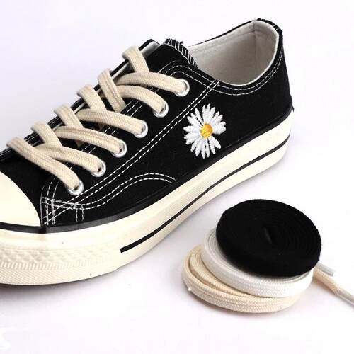 1Pair Flat Shoelaces Sneakers Sports Shoes Laces Classic Wo