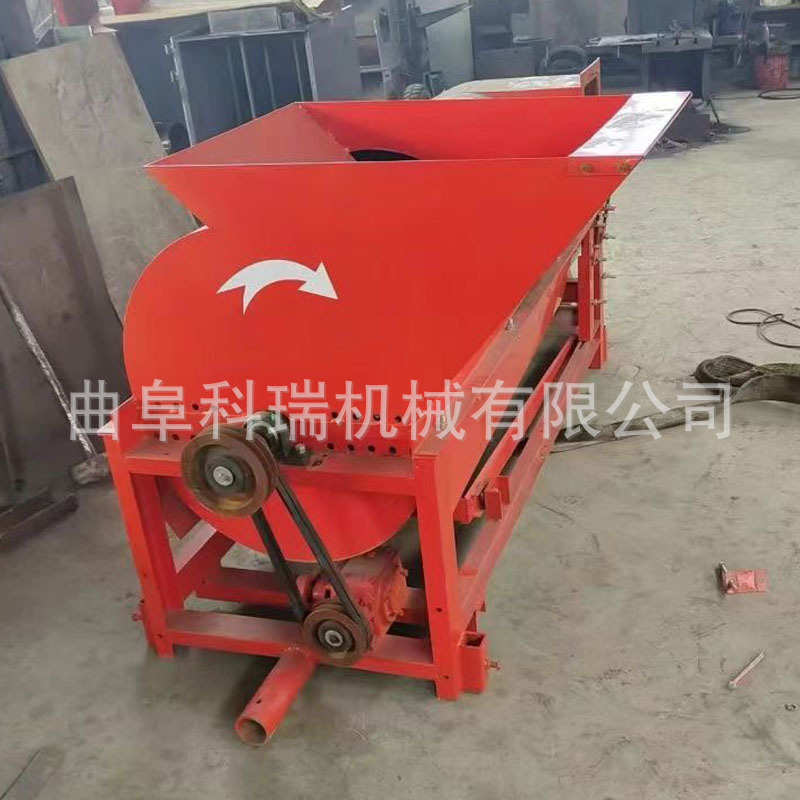 生产花生秧除膜粉碎机 科瑞蒜秧去膜机 养殖牛羊粉草筛土揉丝机
