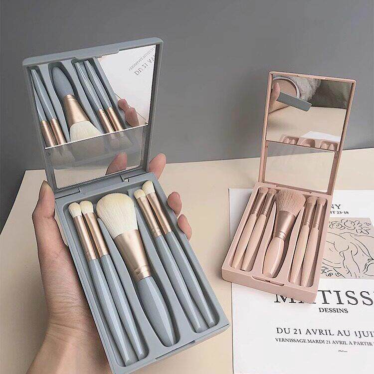 化妆刷套组全套收纳包超柔软高级平价学生初学者迷你可携式小套盒