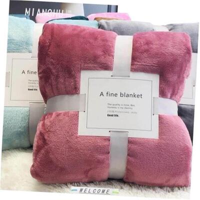 Fleece Blanket Coral Bed Blankets Fuzzy Soft Flannel Sheets1