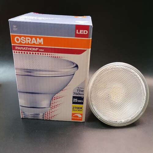 欧司朗LED灯杯 PAR30 10.5w可调光射灯 酒店照明光源