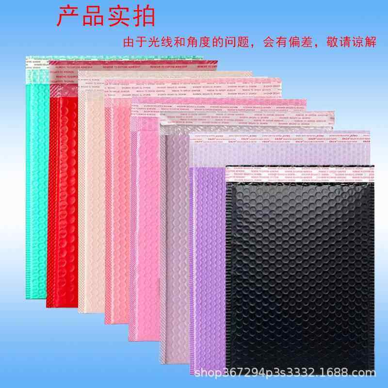 橙色共挤膜气泡袋沫物流递泡袋加防水厚泡LDB泡袋服装气快泡袋