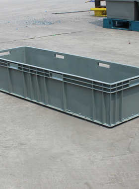 EU41222箱灰色长箱 1200*400*230 养龟箱 物流汽配中转加长箱