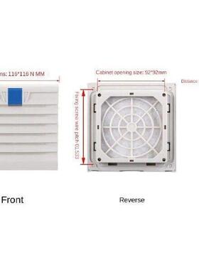Air Ventilation System ABS Cabinet Ventilation Filter White