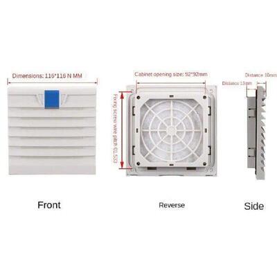 Air Ventilation System ABS Cabinet Ventilation Filter White