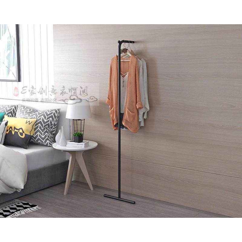 铁艺收纳衣架子房间挂衣架卧室金属衣帽架落地式多功能现代简约
