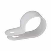 纳仕徳FJ116U型R型线夹绝缘卡电缆线固定扣理线夹电线固定器白色R