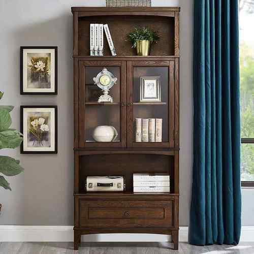 式木书架儿童美书柜书橱客42898厅储物置展示柜落地简实约现代物