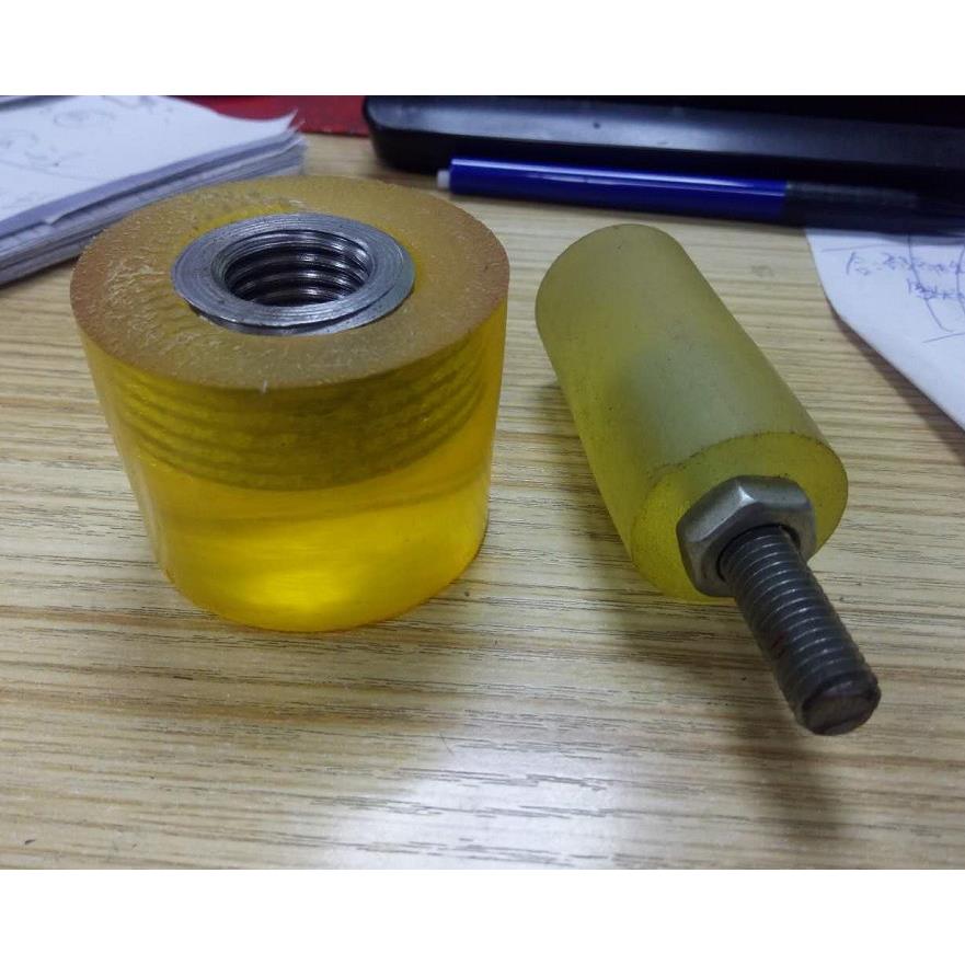 聚氨酯防撞螺丝头M8M4M5M6M10缓冲减压耐磨 螺杆包胶限位减震螺栓