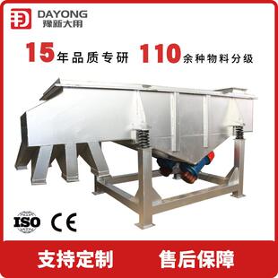 砂石料场直线筛 造纸浆筛选机 水平式直线振动筛