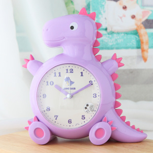2024新款 会说话智能语音闹钟表儿童男孩小学生用专用起床神器恐龙