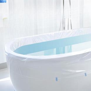 浴缸套一次性泡澡袋超大加厚酒店旅行浴桶浴盆塑料膜隔脏洗澡袋子
