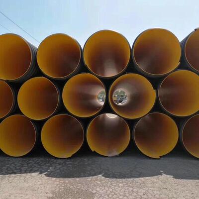 pe钢带管DN700双壁大口径管道排污水管增强螺旋hdpe波纹管下水管