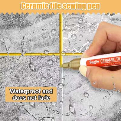 1/2/5PCS White Waterproof Tile Marker Grout Pen Wall Seam