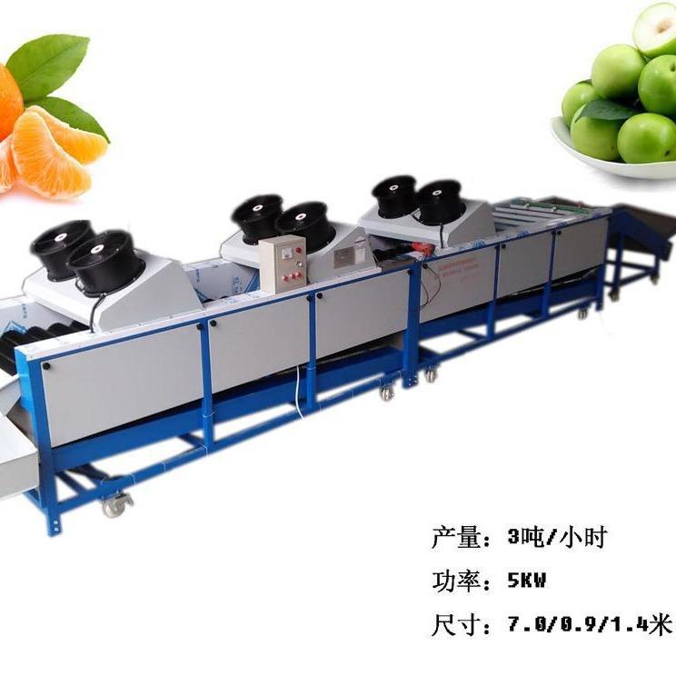 水果机毛刷清洗机脐橙马铃薯分级机厂家直销果蔬洗果设备