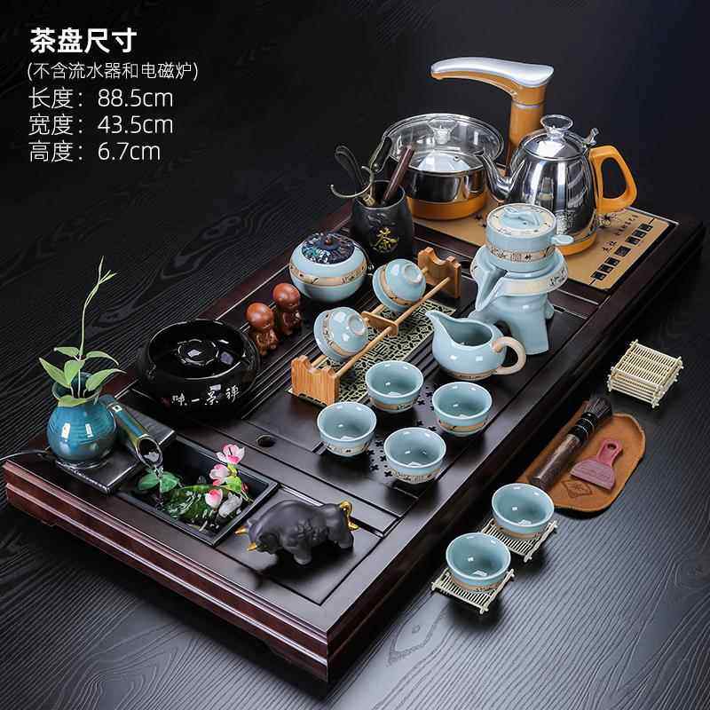 正品功夫套茶具装家用客厅全自动茶台烧壶一体茶盘茶茶壶茶杯轻水,餐饮具,整套茶具,淘宝优惠券,粉丝福利购,淘宝优惠卷