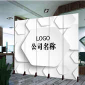 屏风简约现代隔断墙办公室卧室折叠移动家用遮挡公司推拉折屏