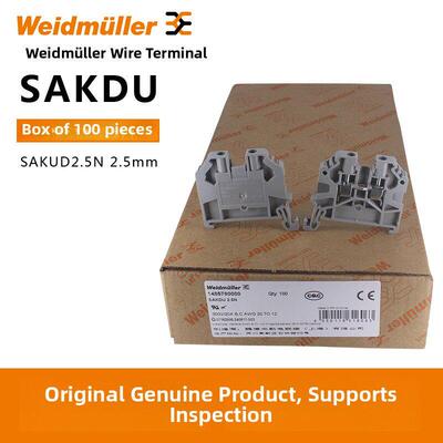 Sakdu 2.5 n维达尔米勒端子座2.5方轨式端子座1485790000