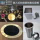 304台面装 垃圾桶圆形方形摇盖厨房洗手间投入口盖定制 饰盖嵌入式