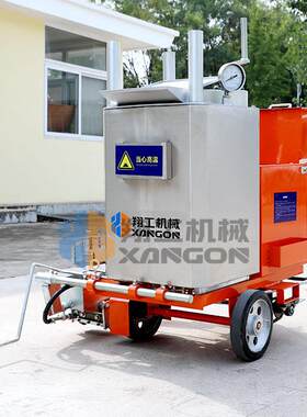 沥青水泥路面划线机双组份内混喷涂机道路标线设备热熔划线一体机