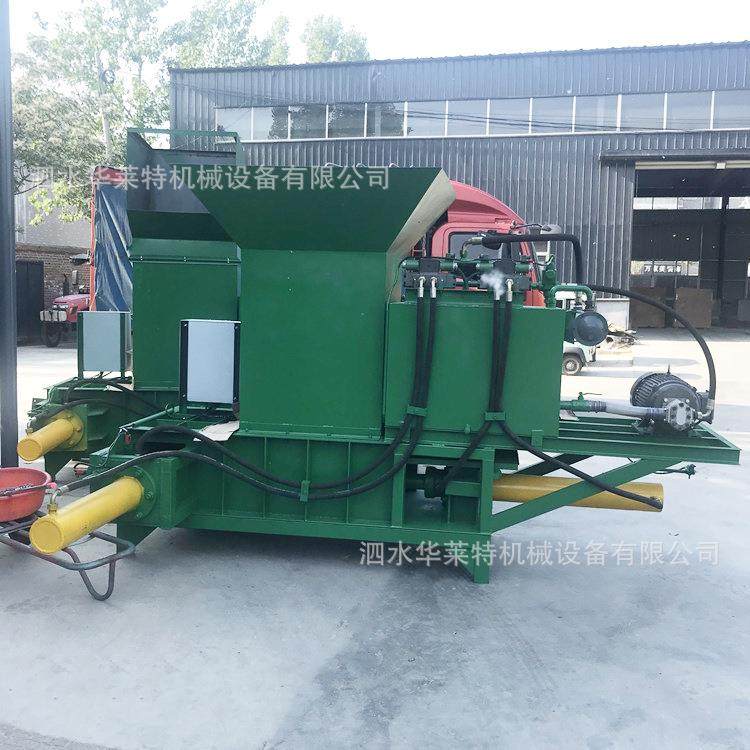 全新卧式青储牧草压HLT两缸块机 殖养米装牛羊玉秸秆打包机 木屑