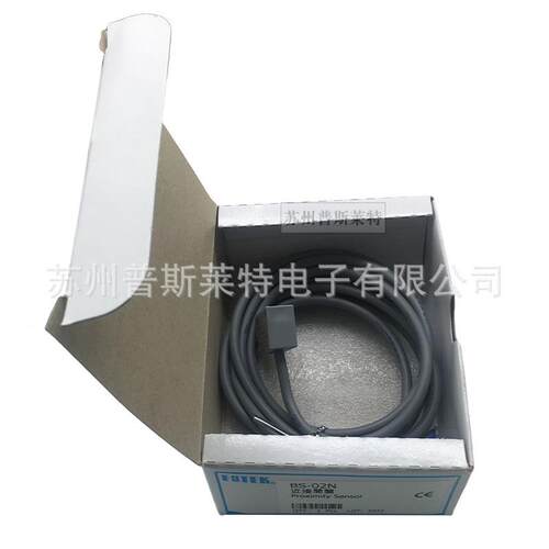 FOTEK台湾阳明电感式接近开关BS-02N-02P三线常开2mm线长2m长扁型
