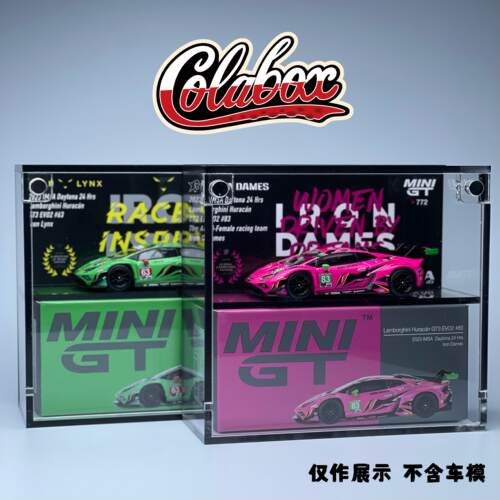 MINIGT 772/813 Lamborghini Huracán 1:64精品亚克力防尘展示盒