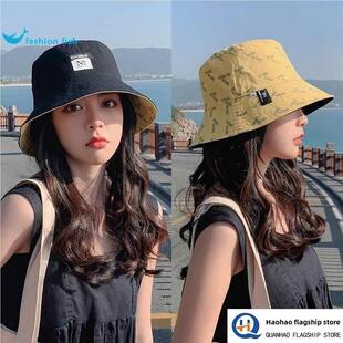 风格 防晒帽日式 小边多用途双面太阳帽脸盆帽Z 夏春韩式 渔夫帽女式