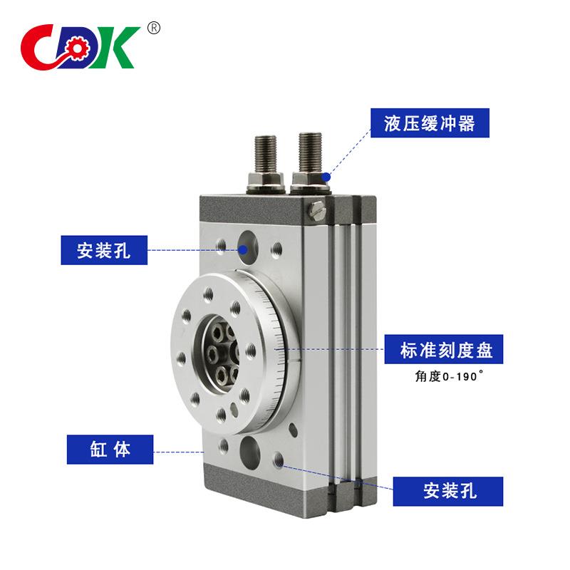 HRQ50摆台旋转气缸旋转hrq50/70/100/200厂家直销现货