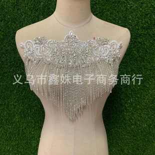 服装辅料彩色玻璃钻花钉珠绣花水钻头饰鞋帽配饰手缝钻饰对花