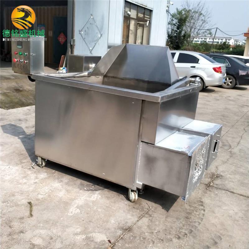 广西南宁炸肉条油炸锅 燃煤加热炸牙签肉油炸机 休闲面制品油炸机