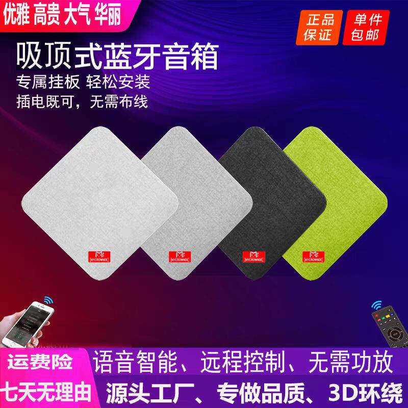 壁挂无线蓝牙音响店铺专用挂墙吸顶教室餐厅健身房会议室商用音箱