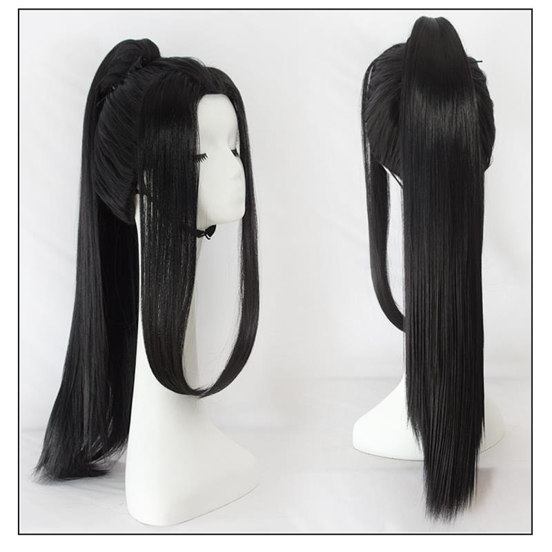 古带风道长晓星尘os发头冠ccos假发美BMQ人尖古假装