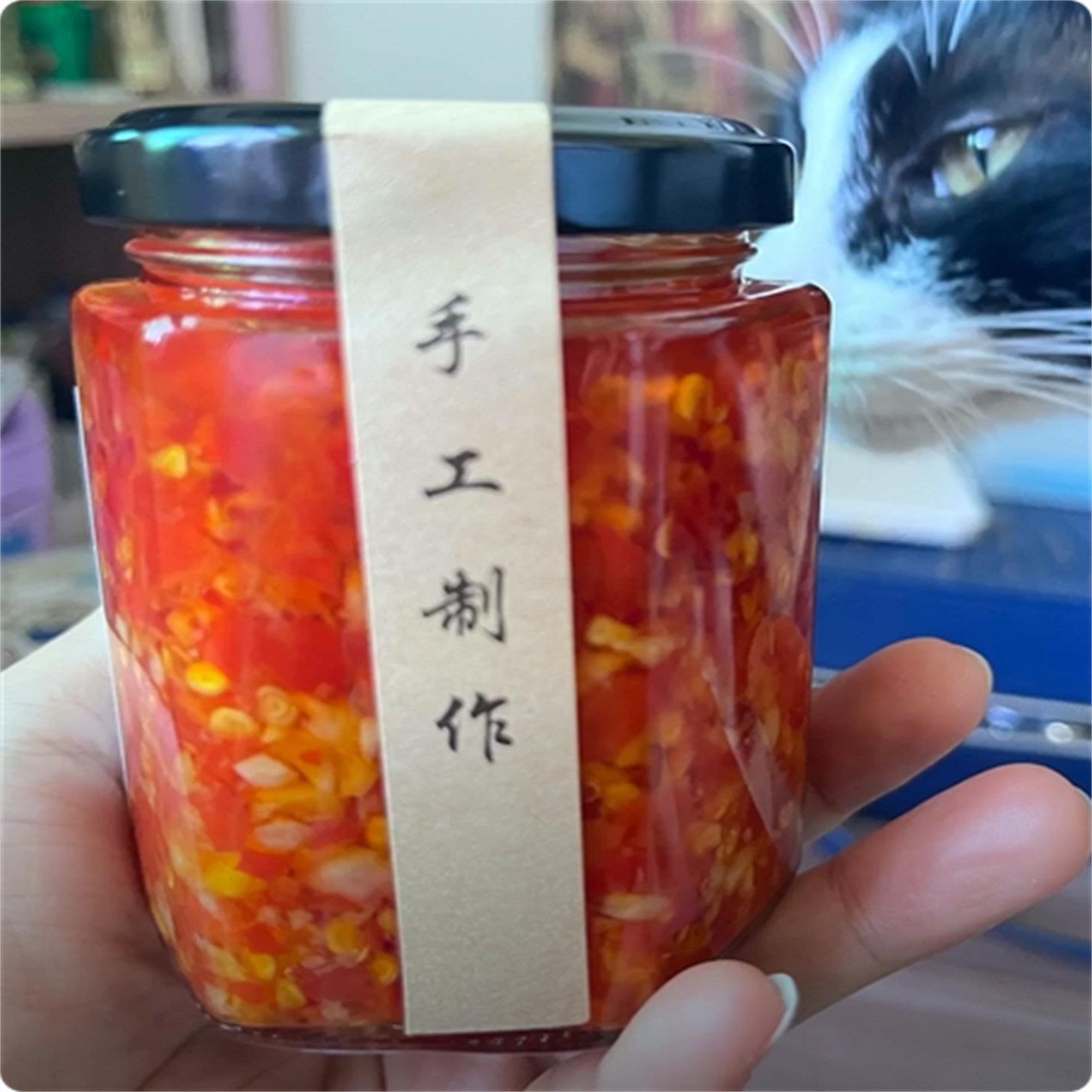 新货辣酱拌面蒜蓉辣椒酱农家手工潮汕肠粉下饭酱商用猪脚饭酱拌饭