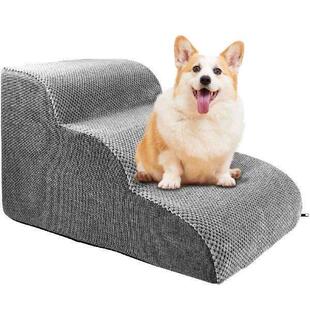Curved Dog Stairs Ramp for High Beds and Sofa Climbing Pet