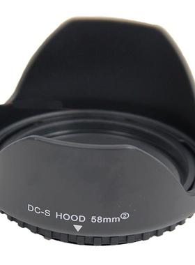 62mm莲花遮光罩适用腾龙适马18-200宾得18-13516-80mm可反扣