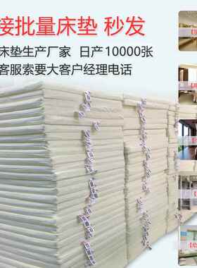 海绵床垫用加厚高密度硬垫租家褥房学宿舍记忆KMP生棉软垫子