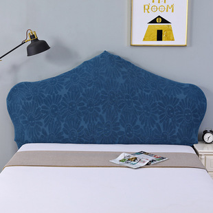 通用万能床头罩网红凹凸弧形欧式异形老式皮床1米5的床头套高级感