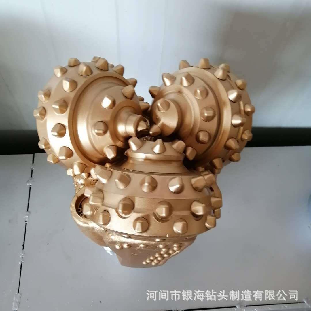 银海钻头厂家供应YHA81/2-517G橡胶密封滑动轴承三牙轮潜孔钻钻机