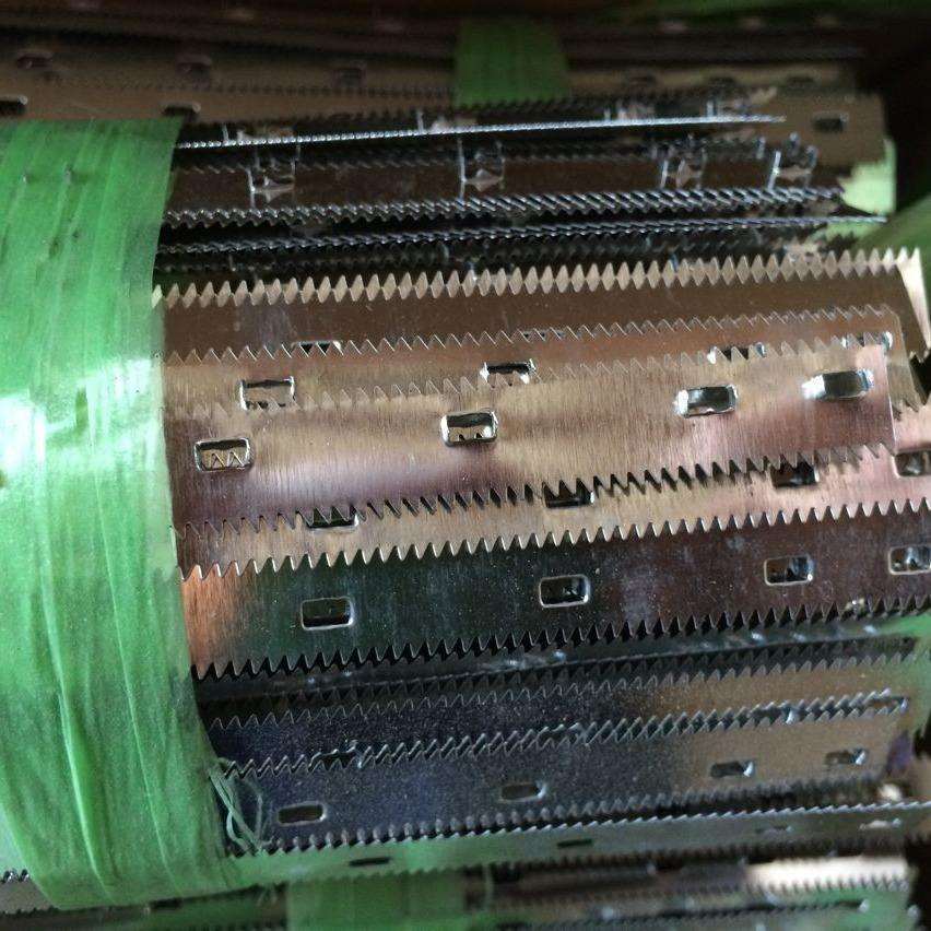 马口铁大齿锯条用于瓦楞纸彩盒双面齿加宽双面齿