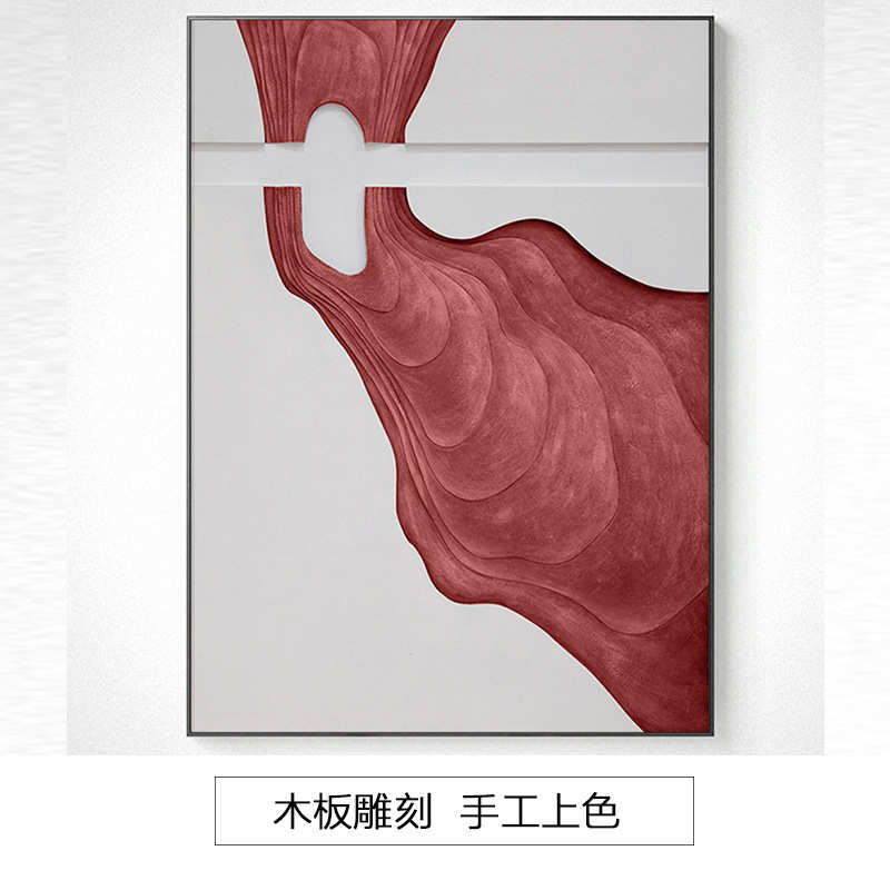 玄关中式办公室新酒店别墅进门禅意书房壁画雕画木立体装饰画巨幅图片