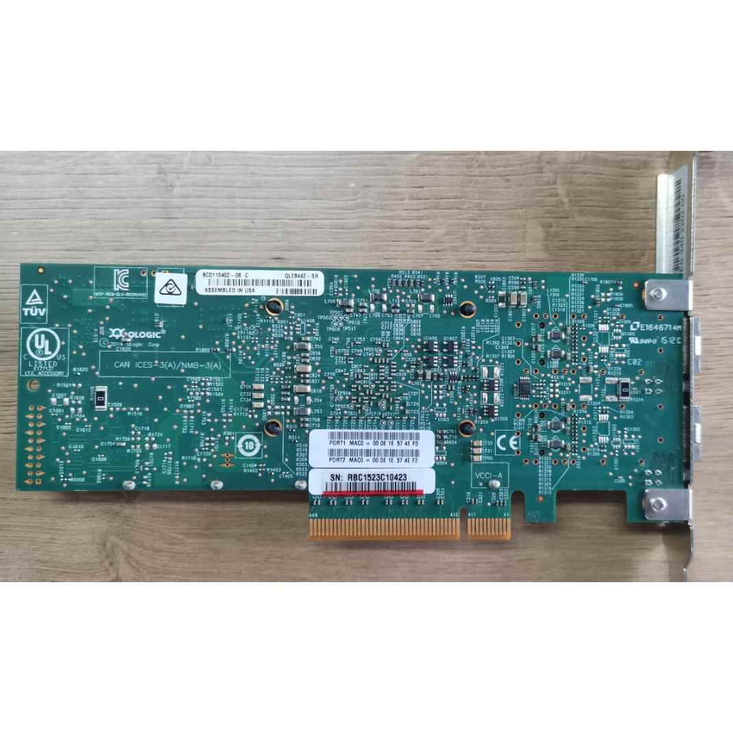 QLOGIC QLE8152 QLE8442-SR双口10Gb FCoE万兆网卡 原装正品议价