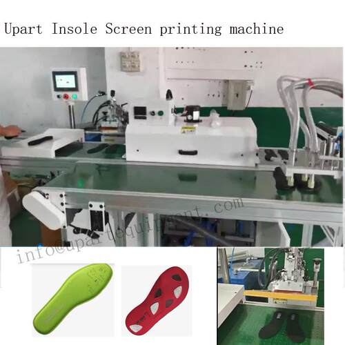 全自动凉拖鞋印刷机纸板丝网印刷机价格Slipper screen printer
