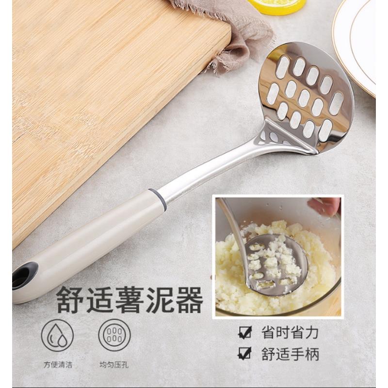 不锈钢捣碎器压碎神器辅食按压器土豆压泥器红薯碾压器打碎蒜泥器